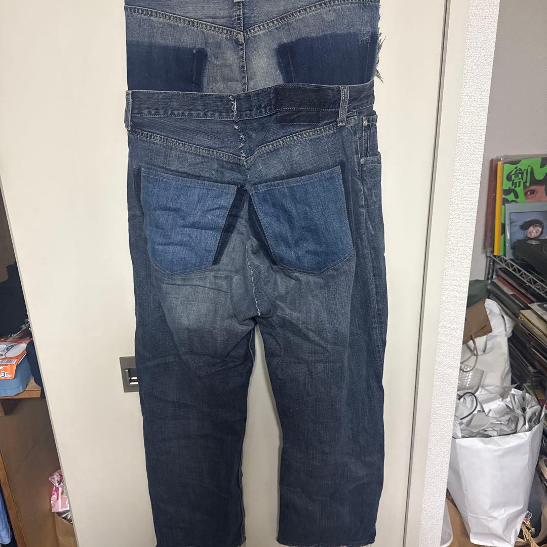 パンツ QUIITO 24AW W WAIST DENIM PANTS