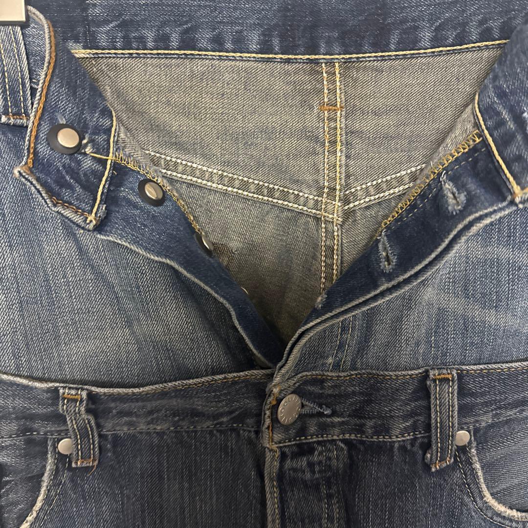 パンツ QUIITO 24AW W WAIST DENIM PANTS