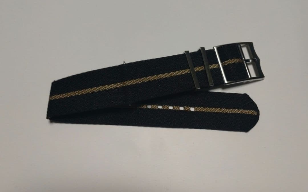未使用！チューダー ブラックベイGMT S＆G ファブリックベルト　22ミリ