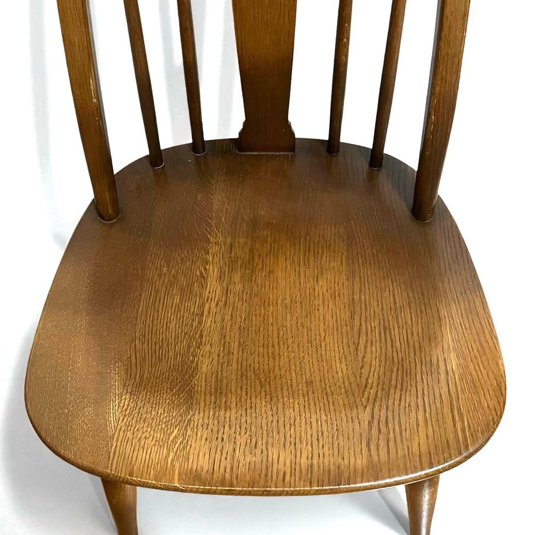 【良品】飛騨産業 キツツキ ボウバックウィンザーチェア　2脚セット①