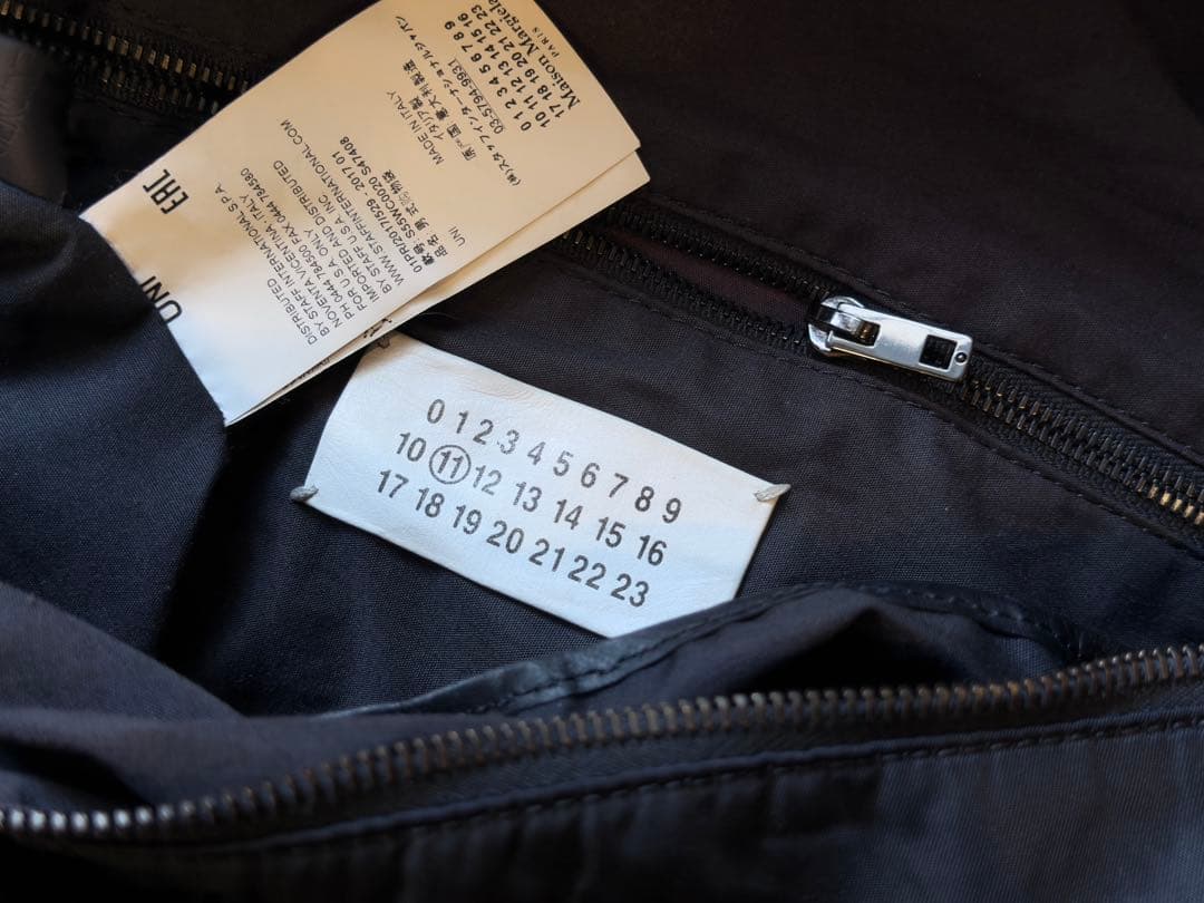 メゾンマルジェラ　セーラーバッグ　ブラック