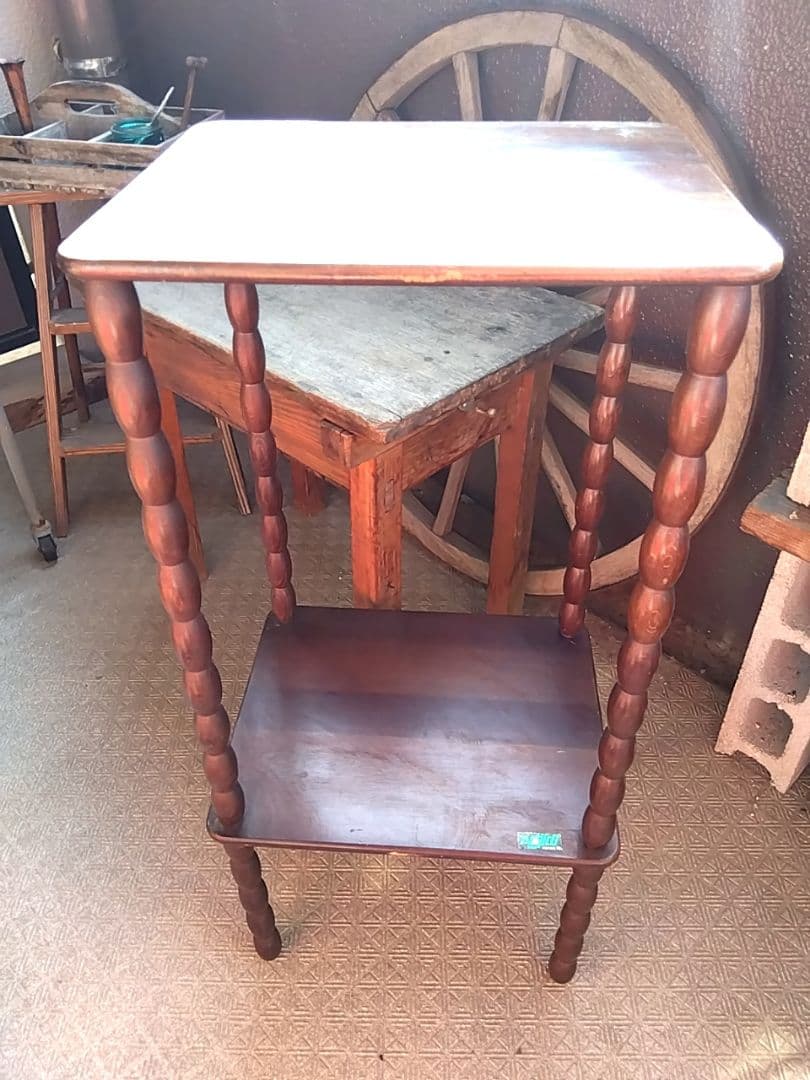 昭和レトロ ナジコ 木製ラック ヴィンテージ 2段　Najico