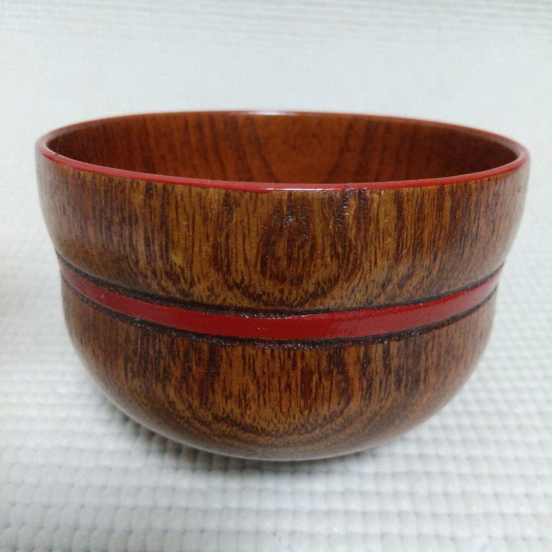 手に馴染む♪ひさご型の 特選 汁椀揃 うるし塗装 5客