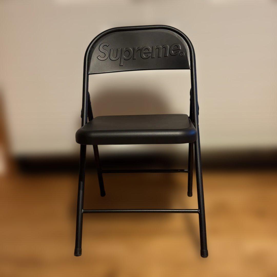 椅子 supreme l Folding Chair Black