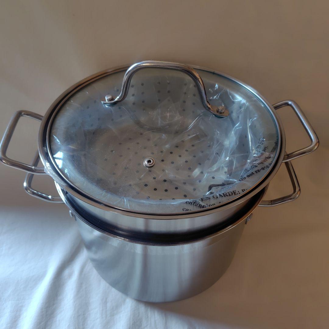 Professional Lnt Cookware ステンレス スチーマー 鍋
