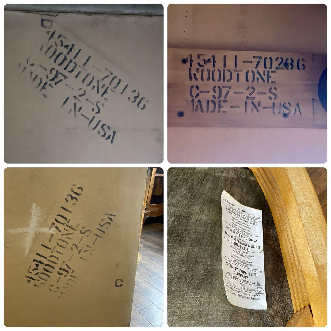 r208r124アメリカ ヴィンテージ Stanley ダイニングテーブルセット