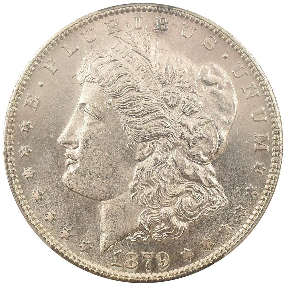 1879-S モルガンダラー銀貨・ドル MS65 PCGS認証 アメリカ 065