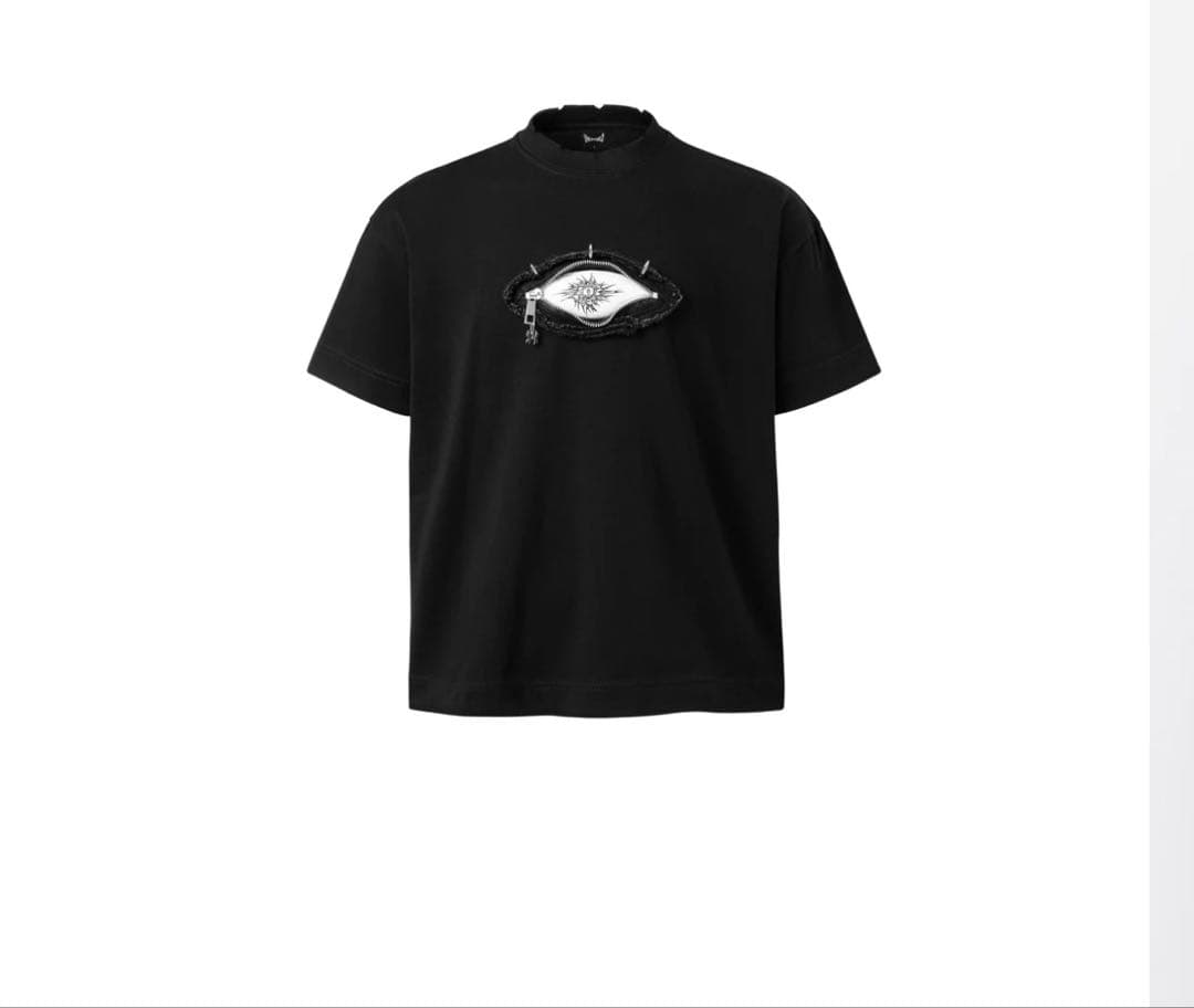 Monster Zip Eye T-Shirt (黒)