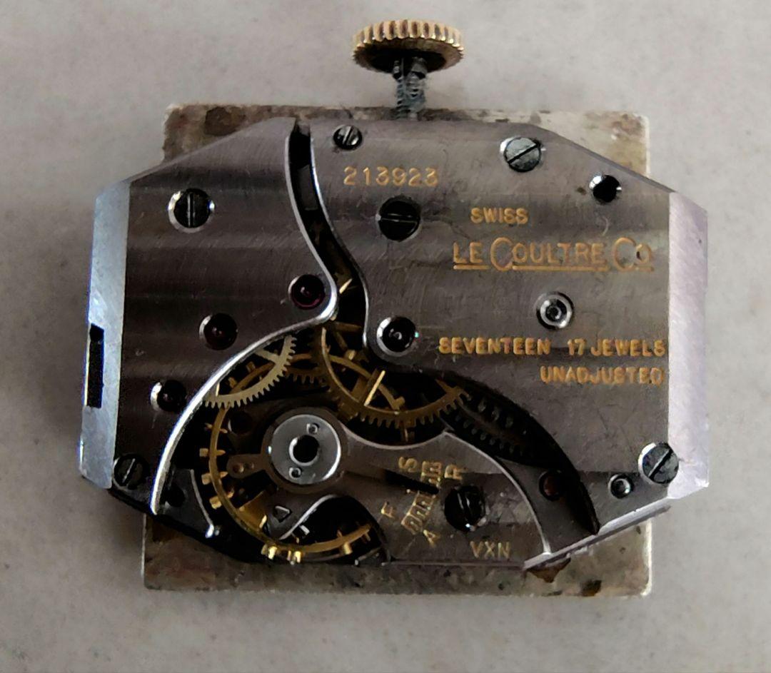 ジャガー・ルクルト　スクエア　手巻き　　 10K GoldFilled　貴重品