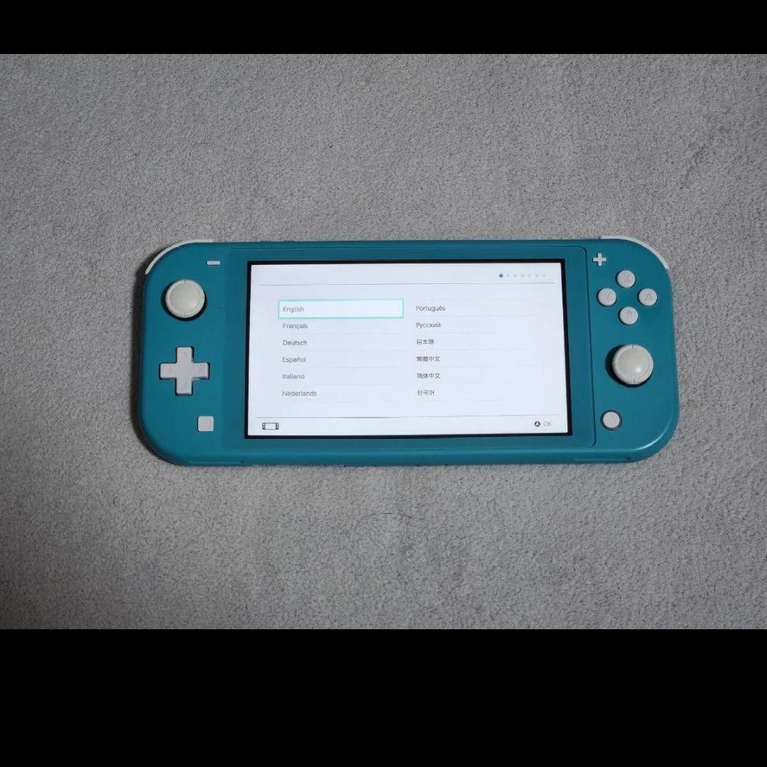 Nintendo Switch Lite ターコイズ 本体 保護フィルム貼付済