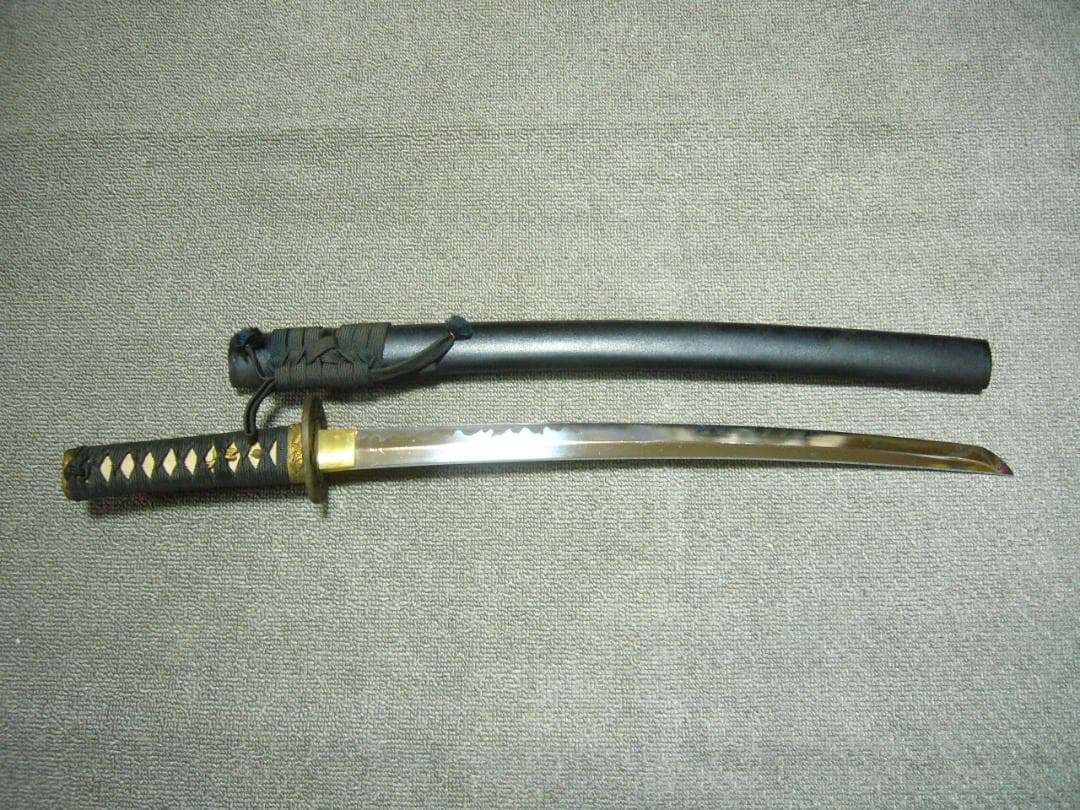 模造刀 脇差 日本刀 拵え 鮫皮 透かし鍔