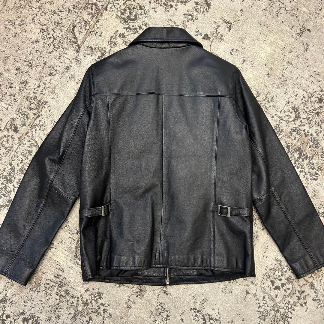 美品　90s EDDIE BAUER single leather jacket