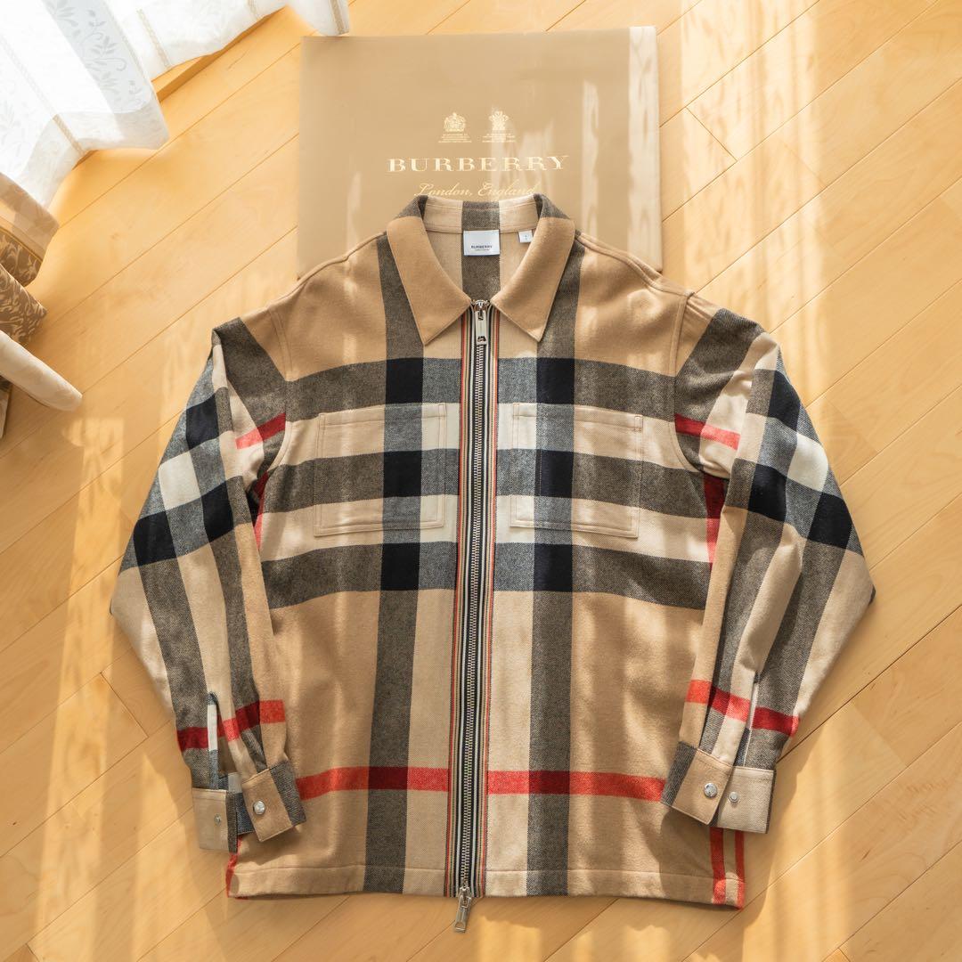 【美品】☆高級品・レア☆バーバリー☆ ノバチェックジップアップジャケット☆
