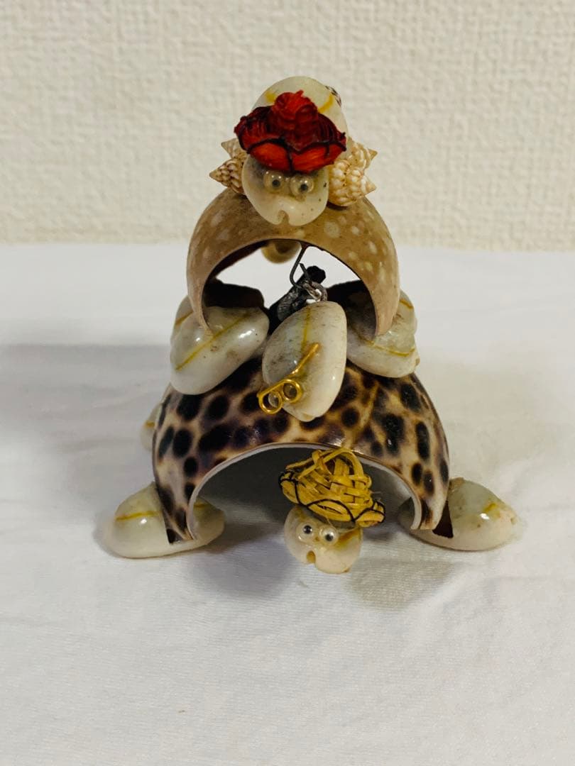 亀　置物 親子　カメ