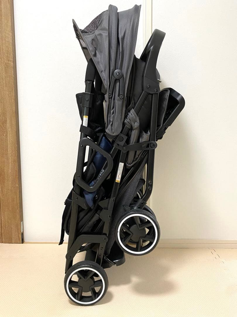 KATOJI カトージ　二人でゴー　2人乗りベビーカー グレー