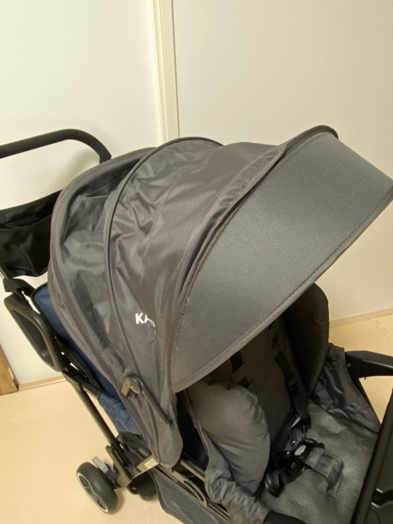 KATOJI カトージ　二人でゴー　2人乗りベビーカー グレー