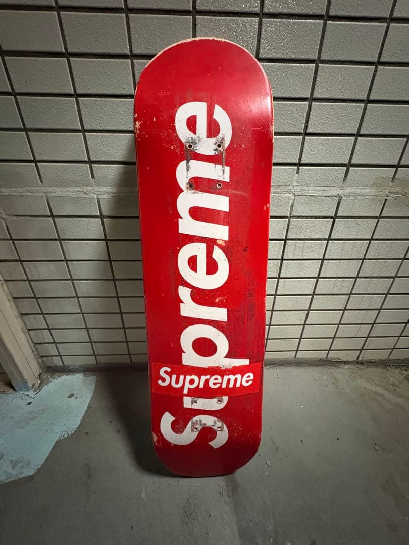 Supreme スケートボードデッキ 赤 8インチ スケボーデッキ