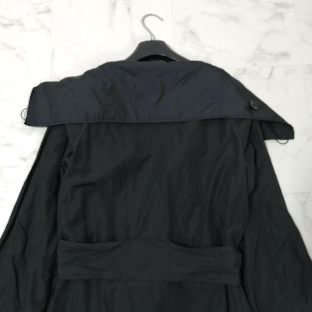 美品✨ アルマーニ コレッツォーニ　薄手 ジャケット　フリル　ベルト　42　黒