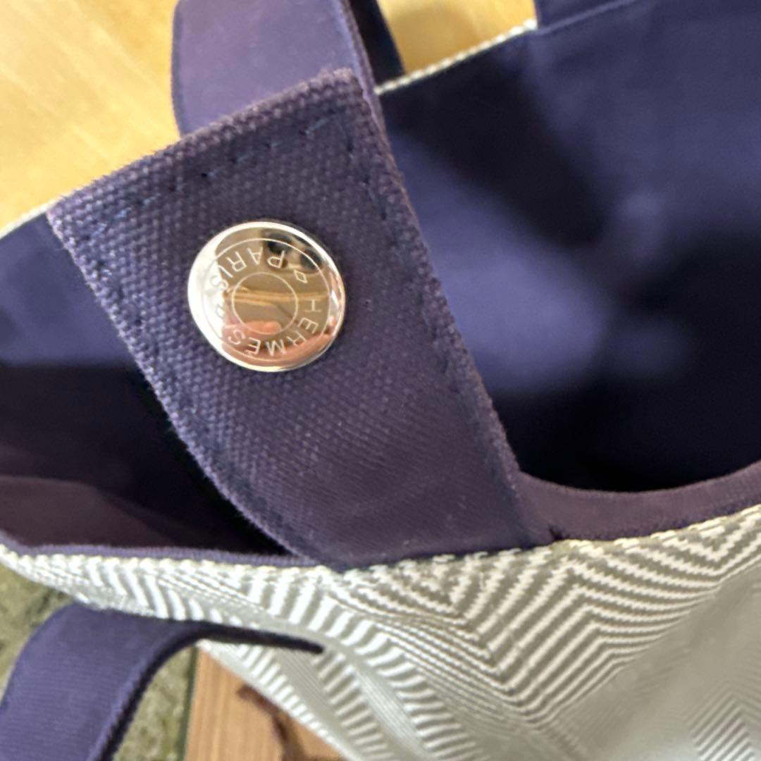 ＨERMESヘリンボーン柄トートバッグ ポテチです