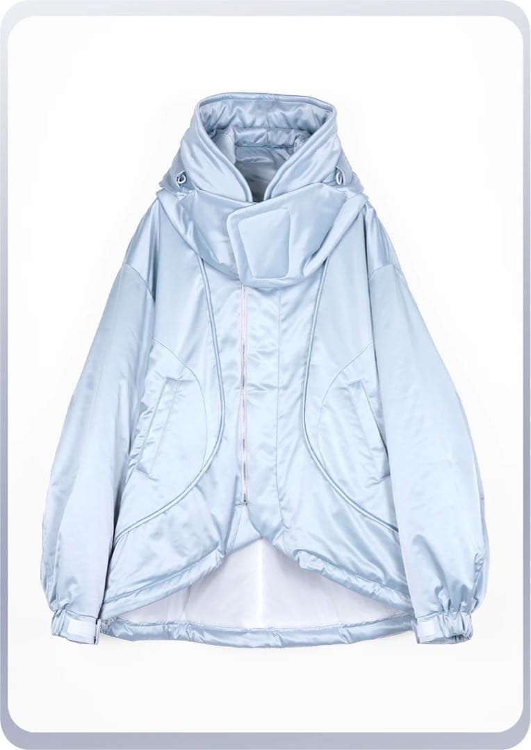 【完売品】シェルターコート:round model / セルリアンシルバー