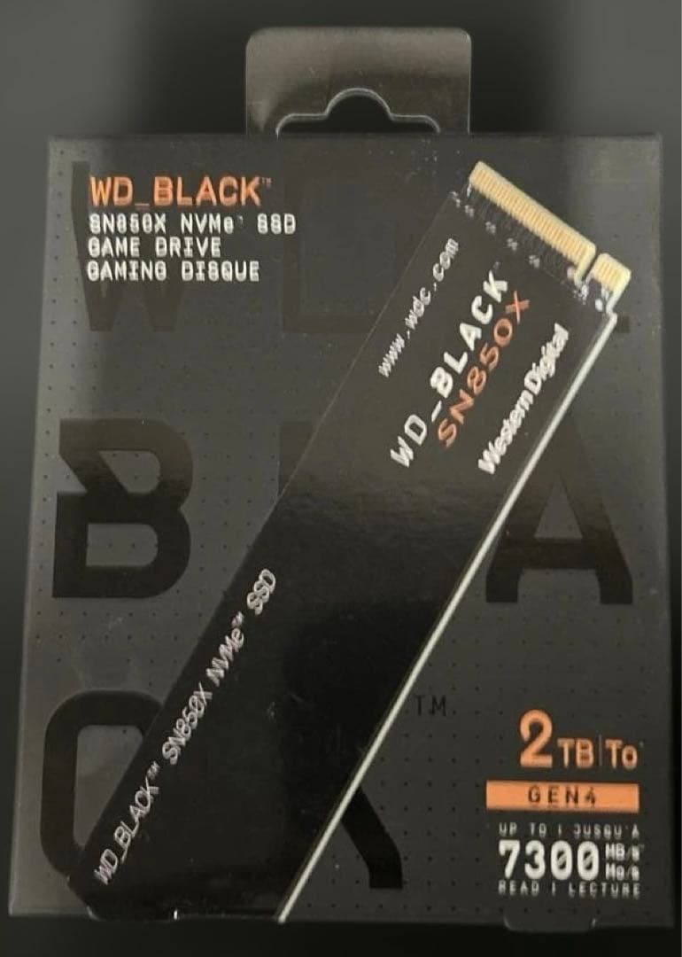 内蔵型SSD WD BLACK SN850X NVMe SSD 2TB
