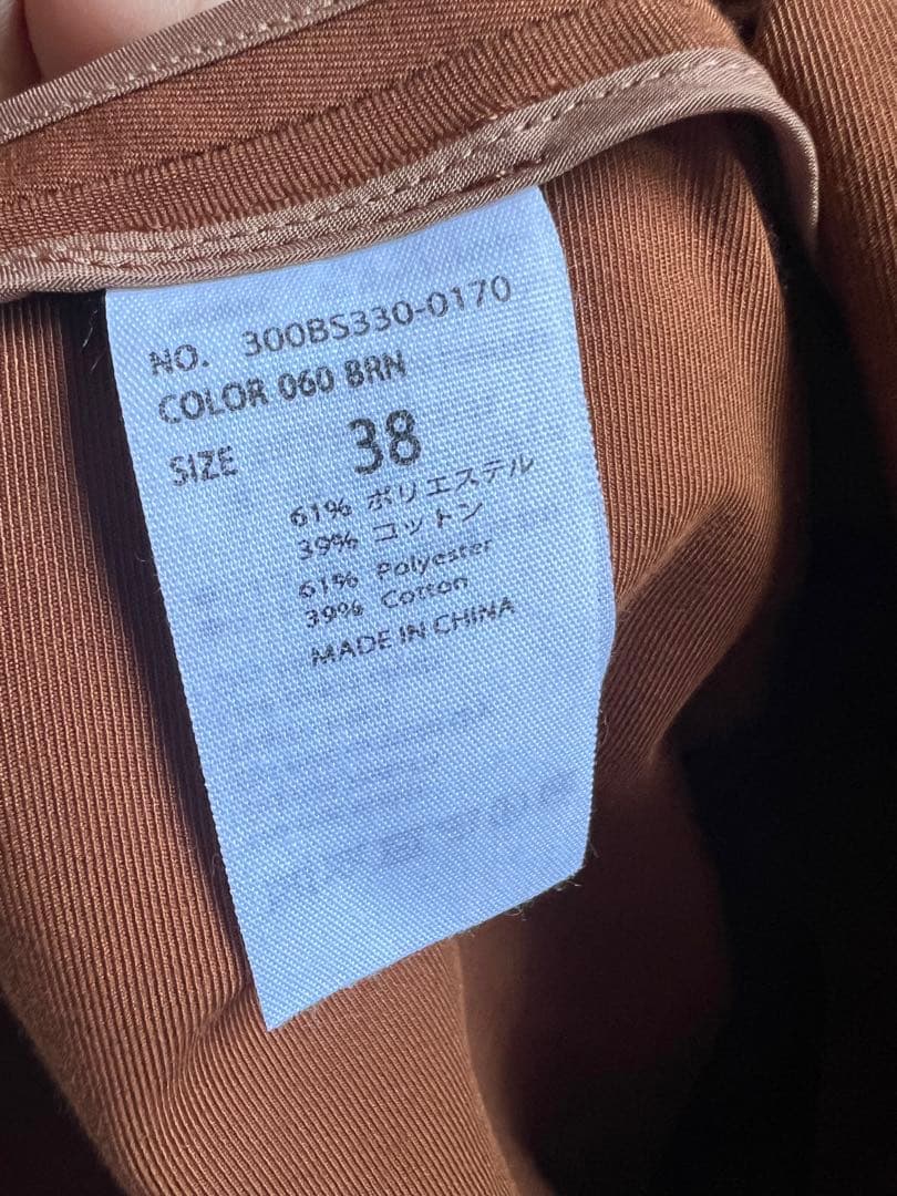 ☆お値下げ☆ENFOLD ライトギャバフレアレディ トレンチコート ブラウン