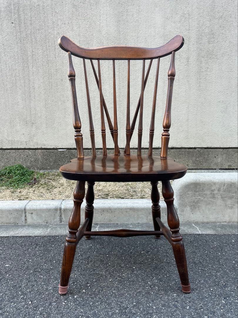 ②［飛騨家具、柏木工］バッククロス/ダイニングチェア