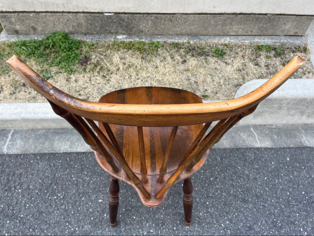 ②［飛騨家具、柏木工］バッククロス/ダイニングチェア