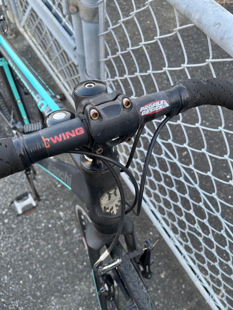 bianchi ROMA3 サイズ50 ブルホーンカスタム　claris