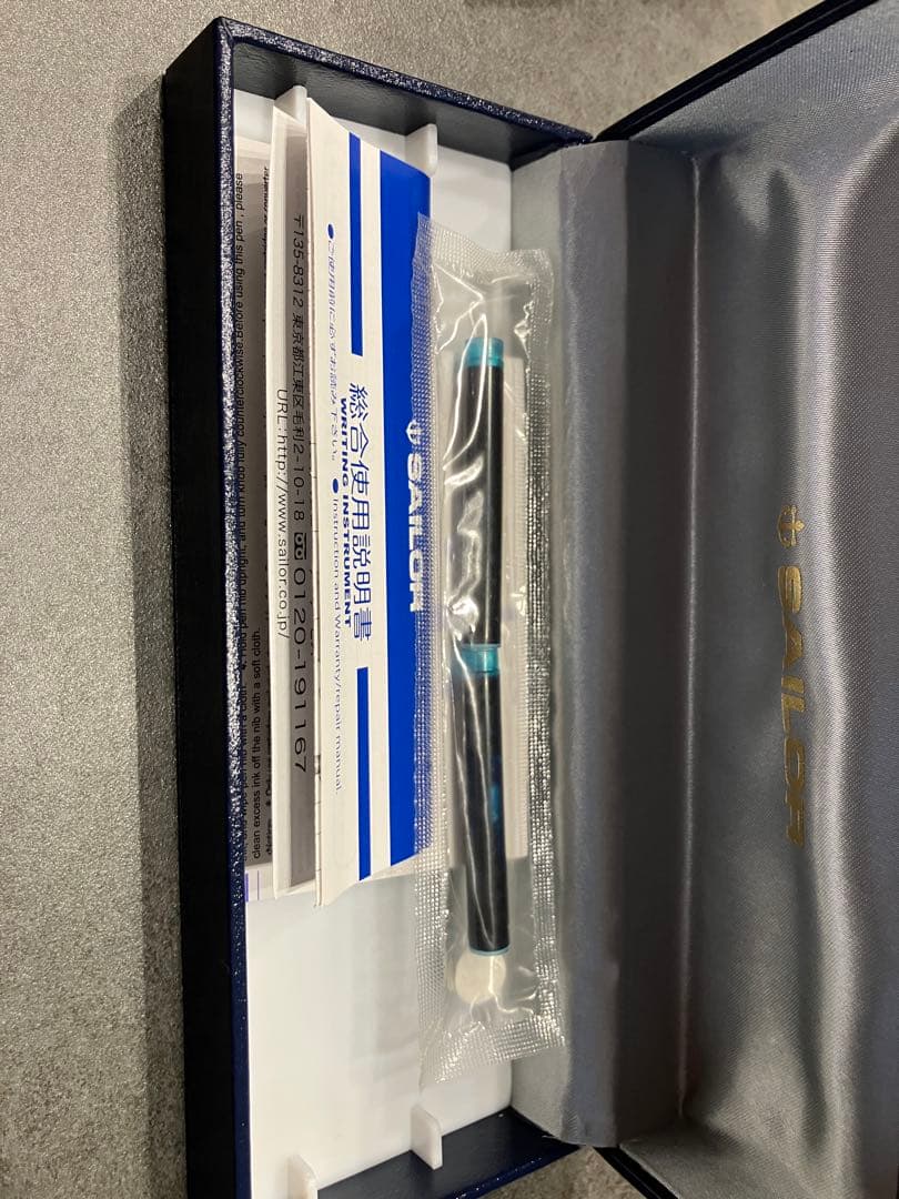 SAILOR ブラック 万年筆 14k カートリッジ付　未使用