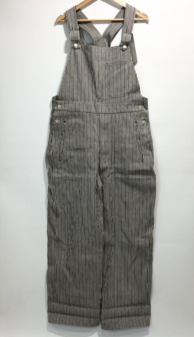 45RPM ヒッコリーストライプ オーバーオール SIZE：2■1224D