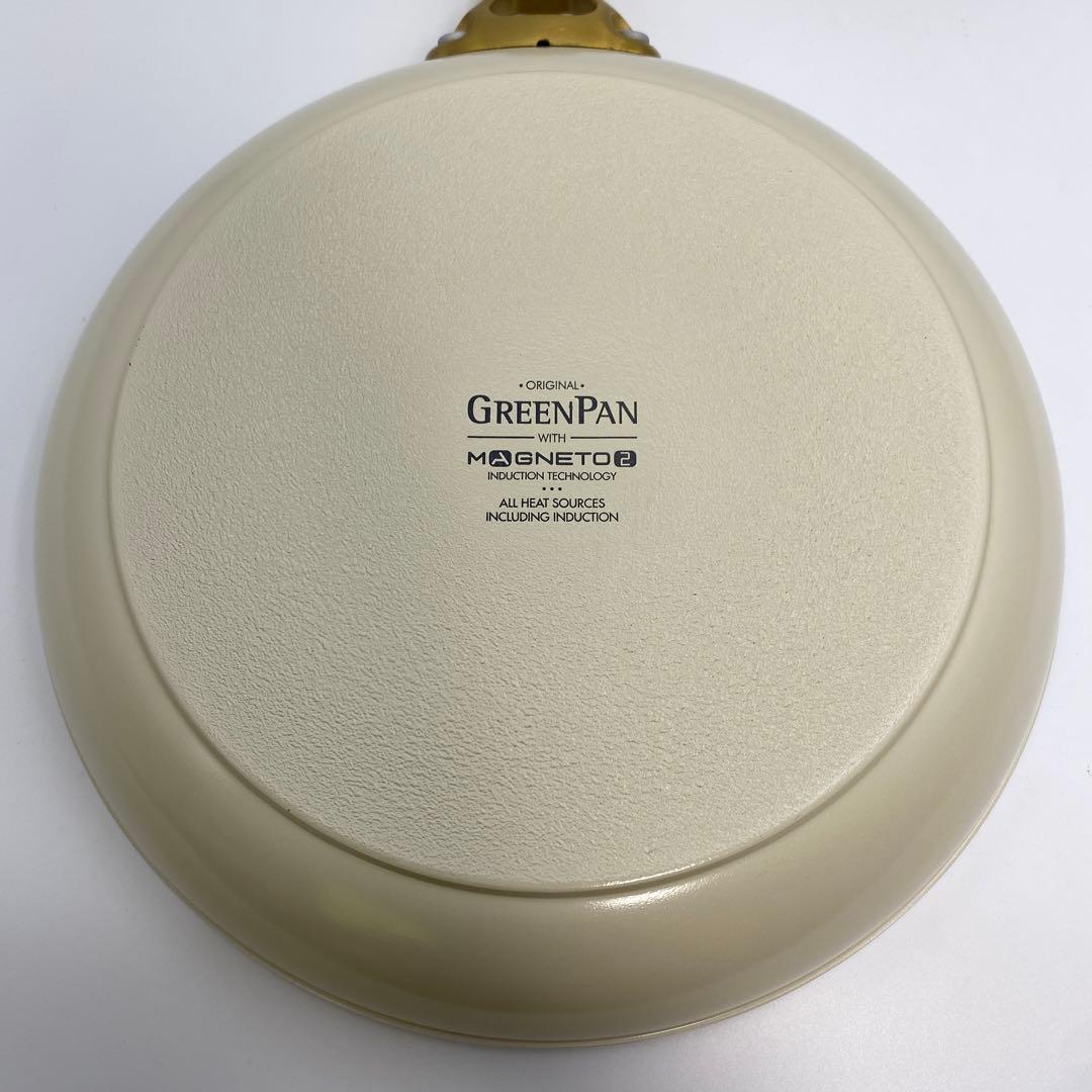 GREENPAN フライパンセット クリーム色・ピンク