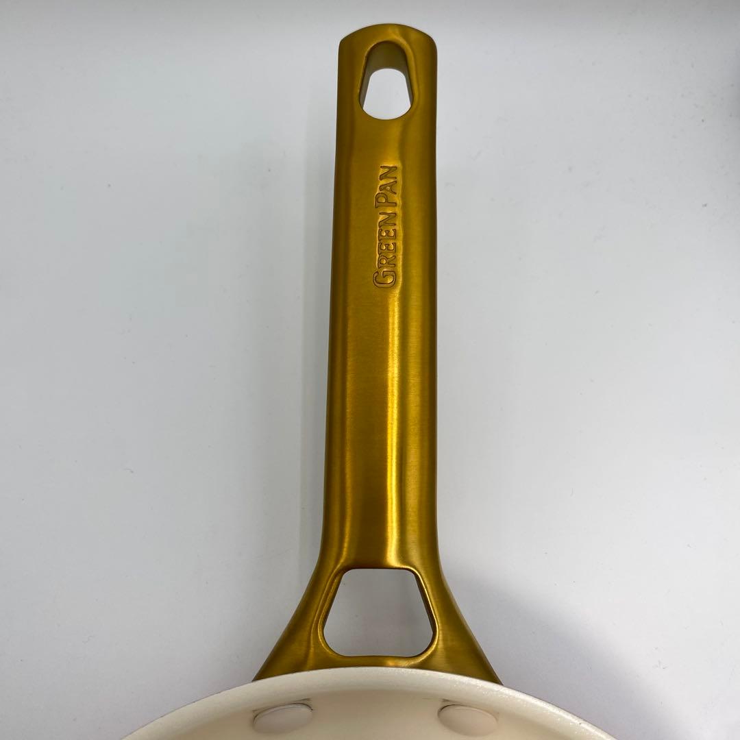 GREENPAN フライパンセット クリーム色・ピンク