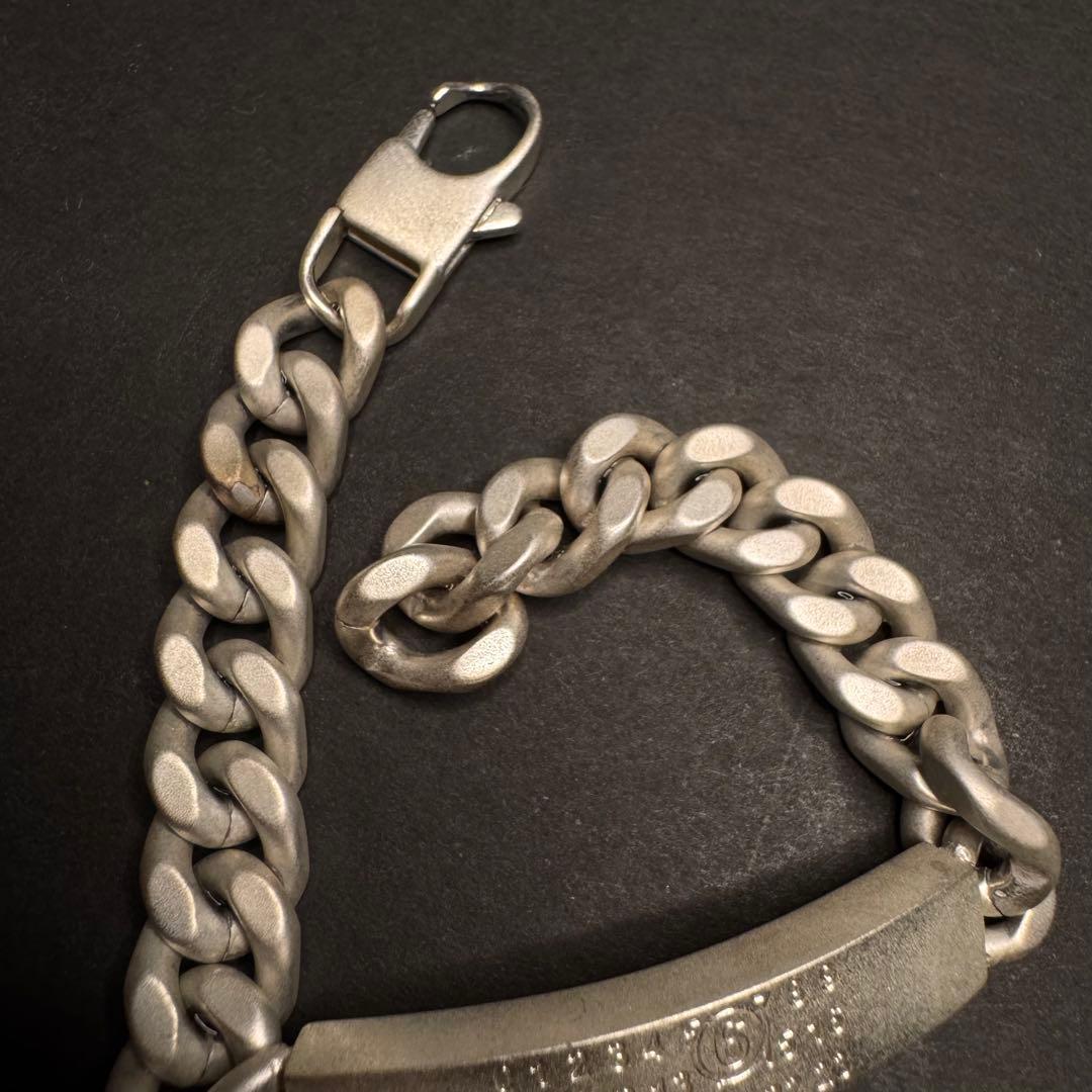 MM6 Maison Margiela （本体のみ)シルバーチェーンブレスレット