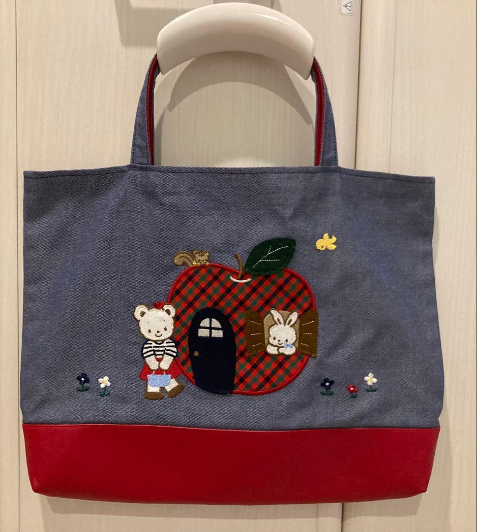 【新品未使用】ファミリア　デニムバッグ　ブック入れ