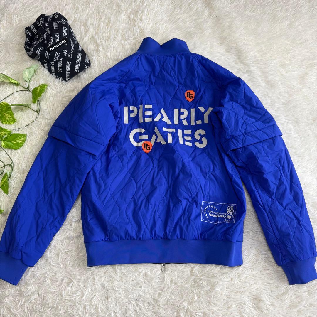 【パーリーゲイツ】極美品 ジャケット 中綿 リバーシブル 5サイズ 2025