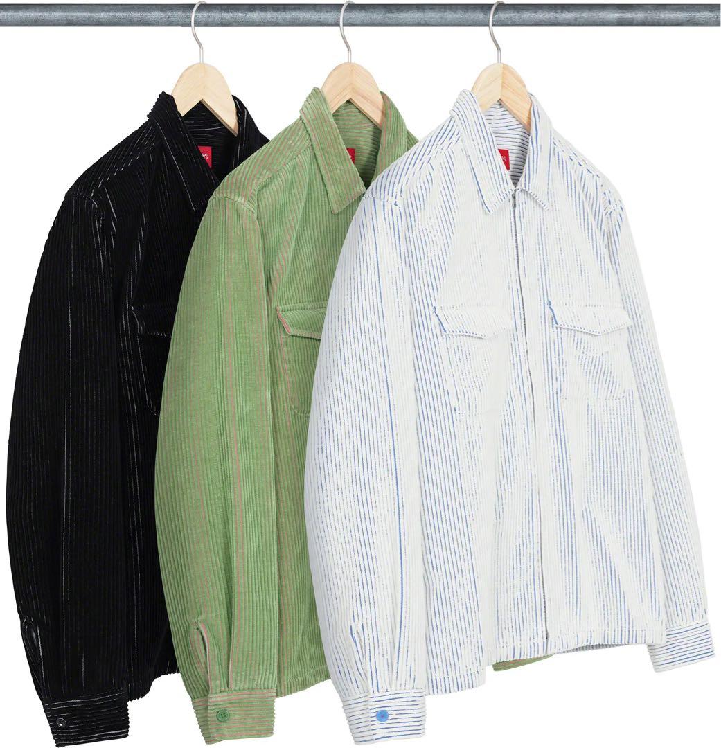 トップス Supreme 2-Tone Corduroy Zip Up Shirt