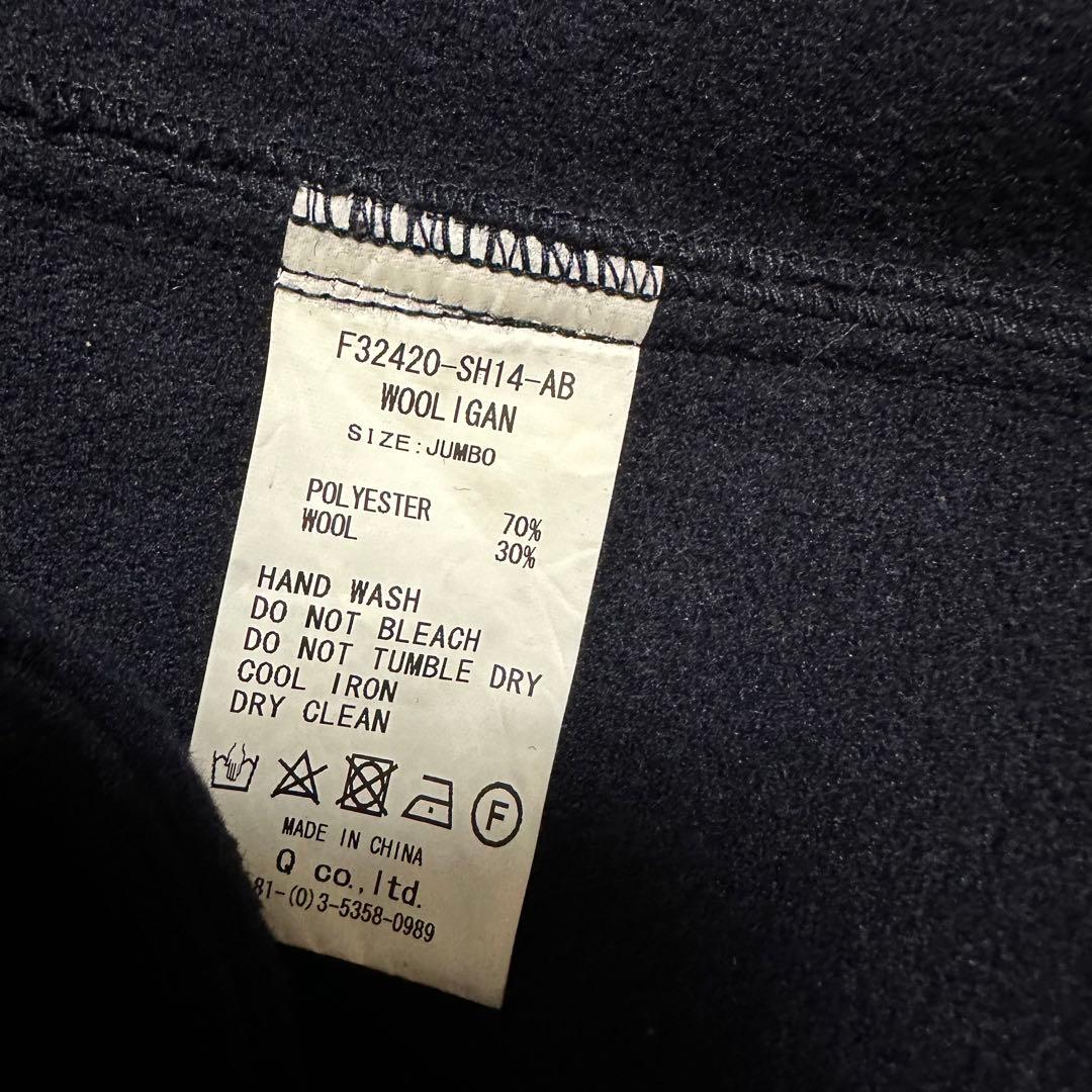美品◼️JUMBO FAT WOOLIGAN navyエフエーティー