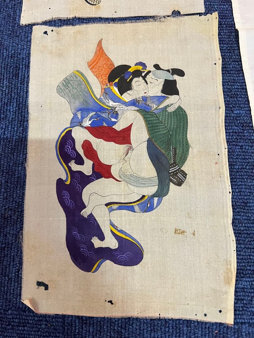 1455 骨董　古美術　春画　3枚　希少　時代物