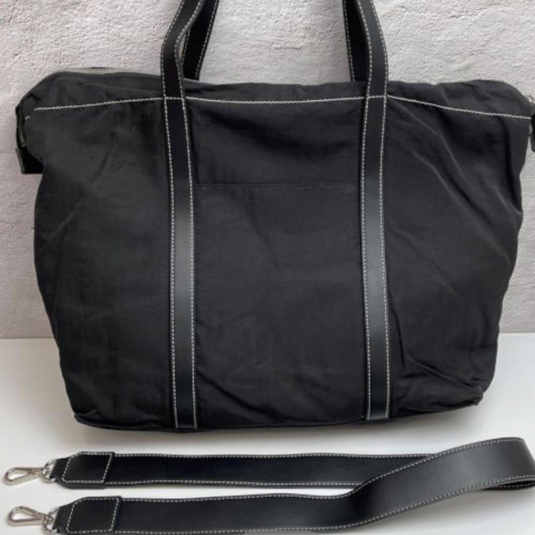 【Matin Kim】FABRIC NEW SHOPPER BAG ブラック