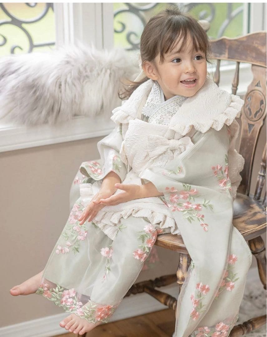 七五三 着物ワンピース&被布セット