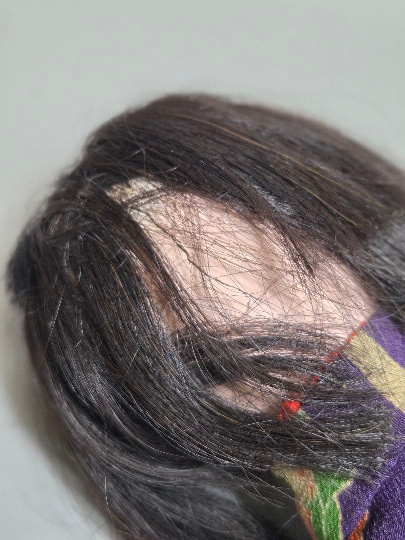 古い市松人形 　女の子　松月作