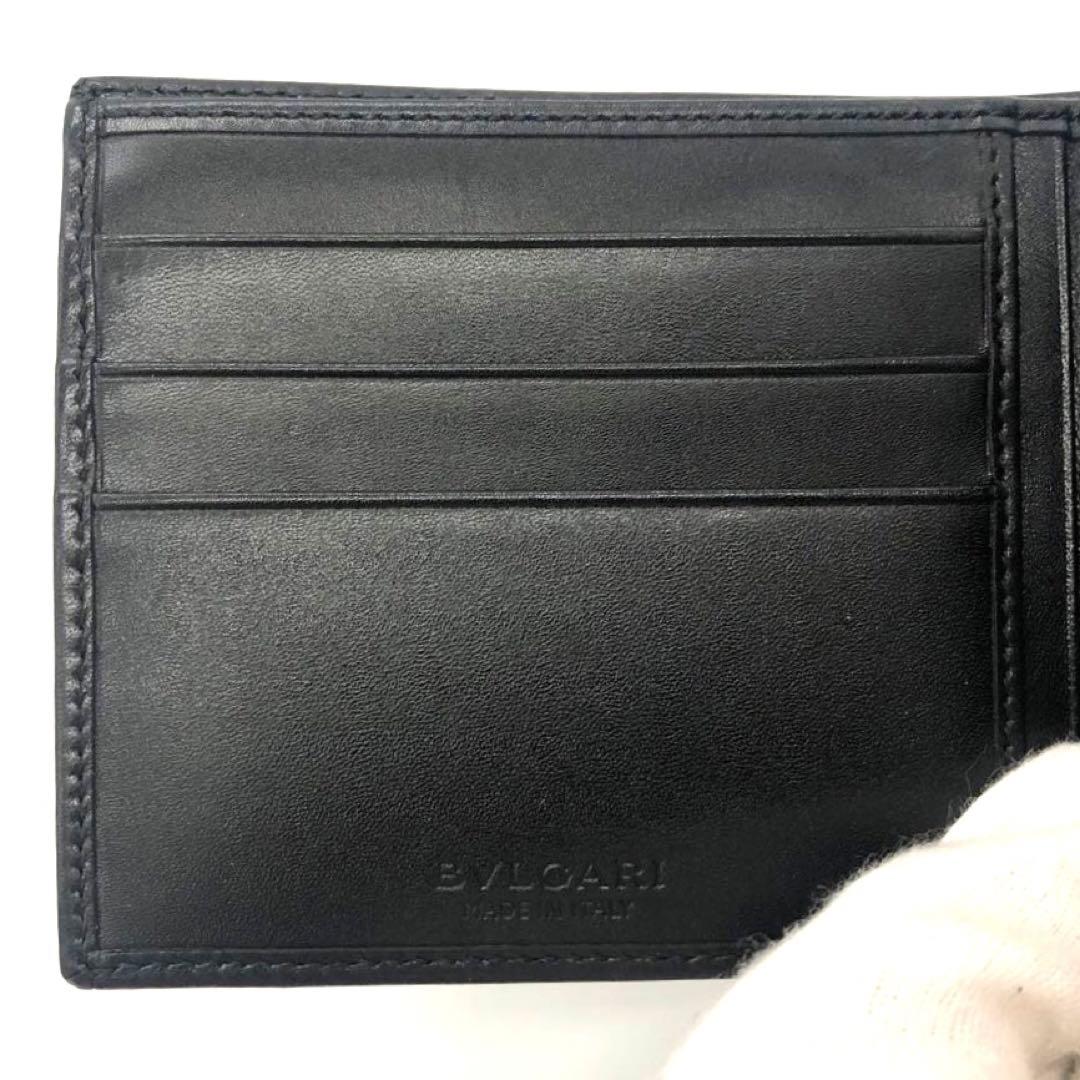 未使用✨ブルガリ レザー　二つ折り財布