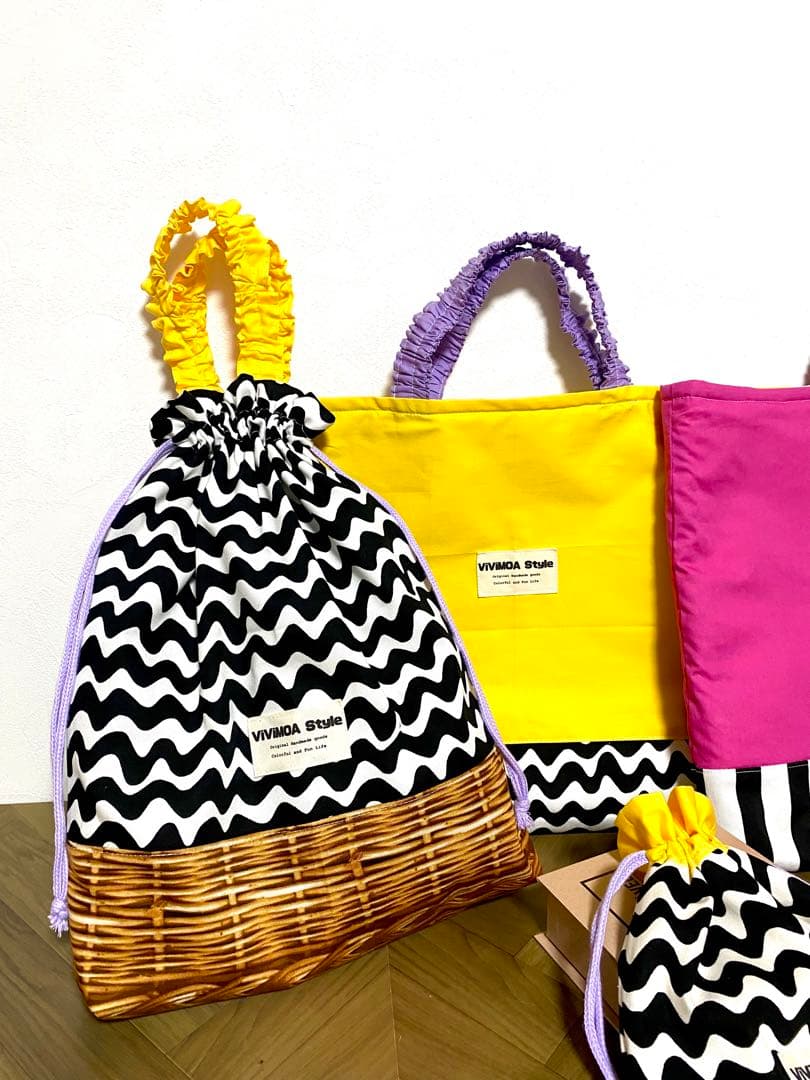 専用　オーダー商品　入園入学セット　バッグ　巾着袋　お弁当袋　7点