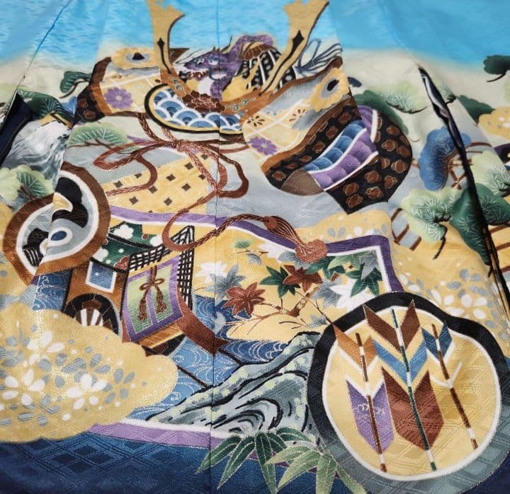 七五三　男の子　5歳　羽織袴着物セット