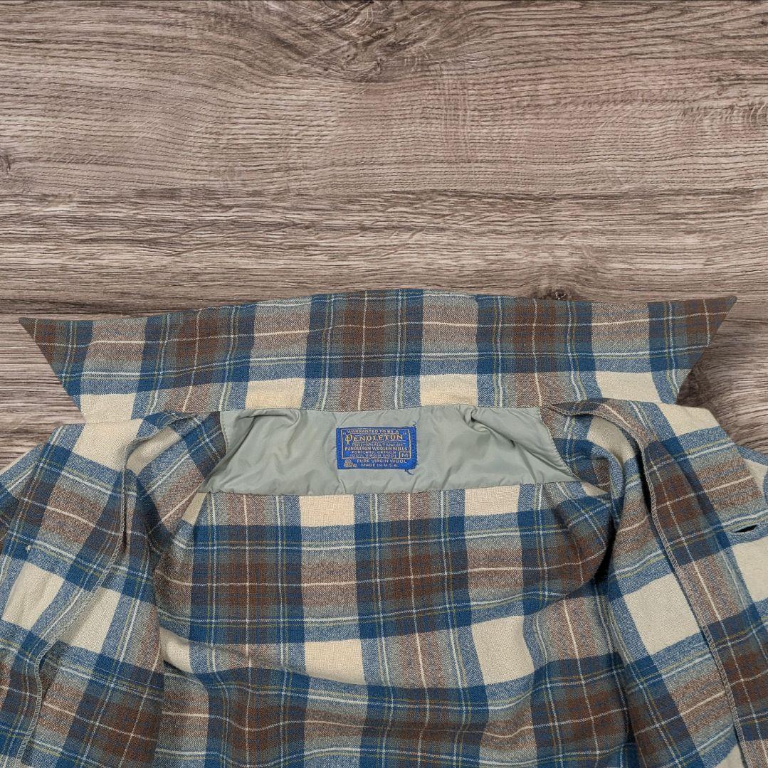 ✸70's✸PENDLETON✸ボードシャツ✸アメリカ製✸ Mサイズ✸ネルシャツ