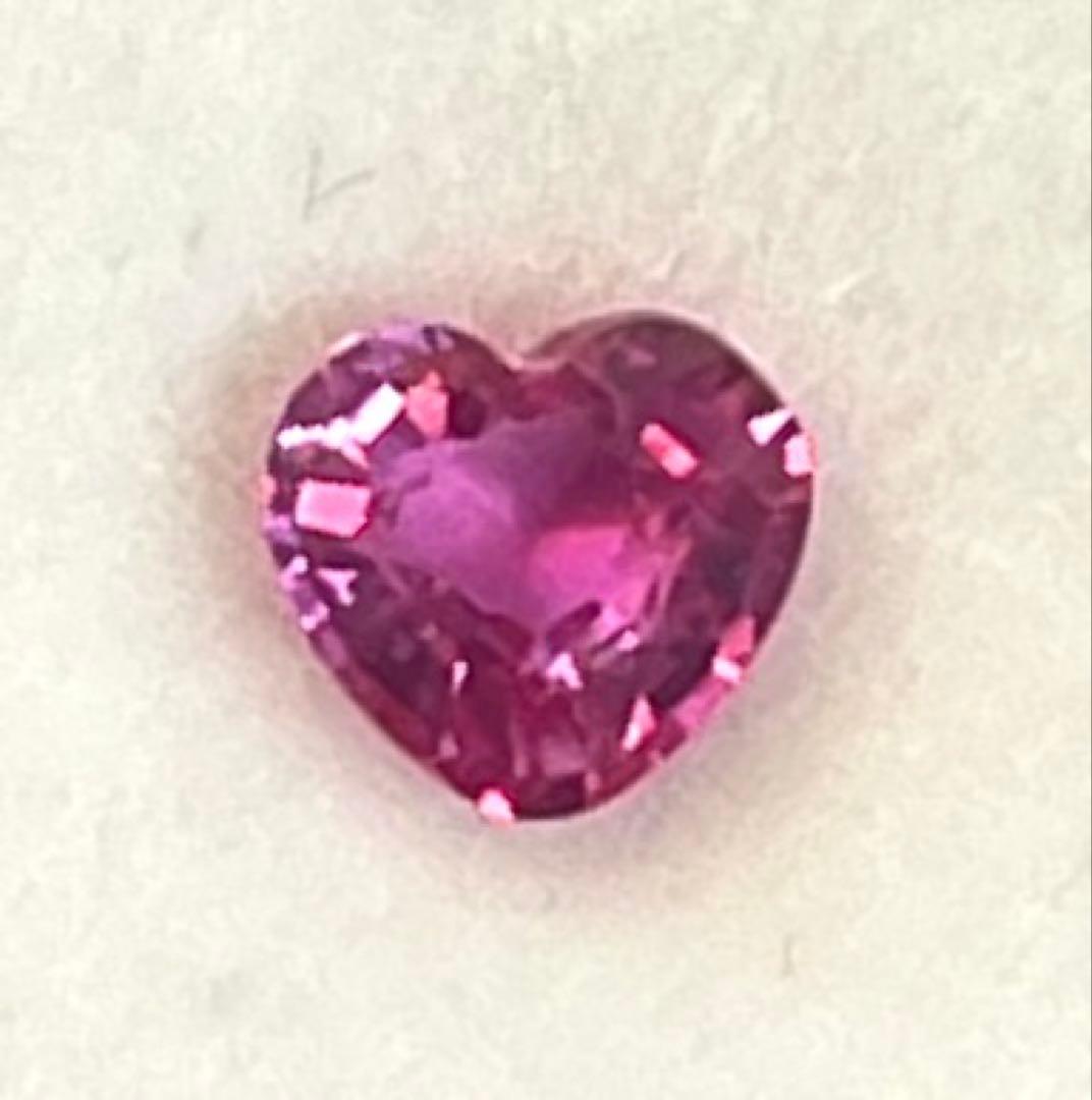 mikiさま専用　宝石ルース トップクラス天然ピンクサファイア0.406 ソ付き