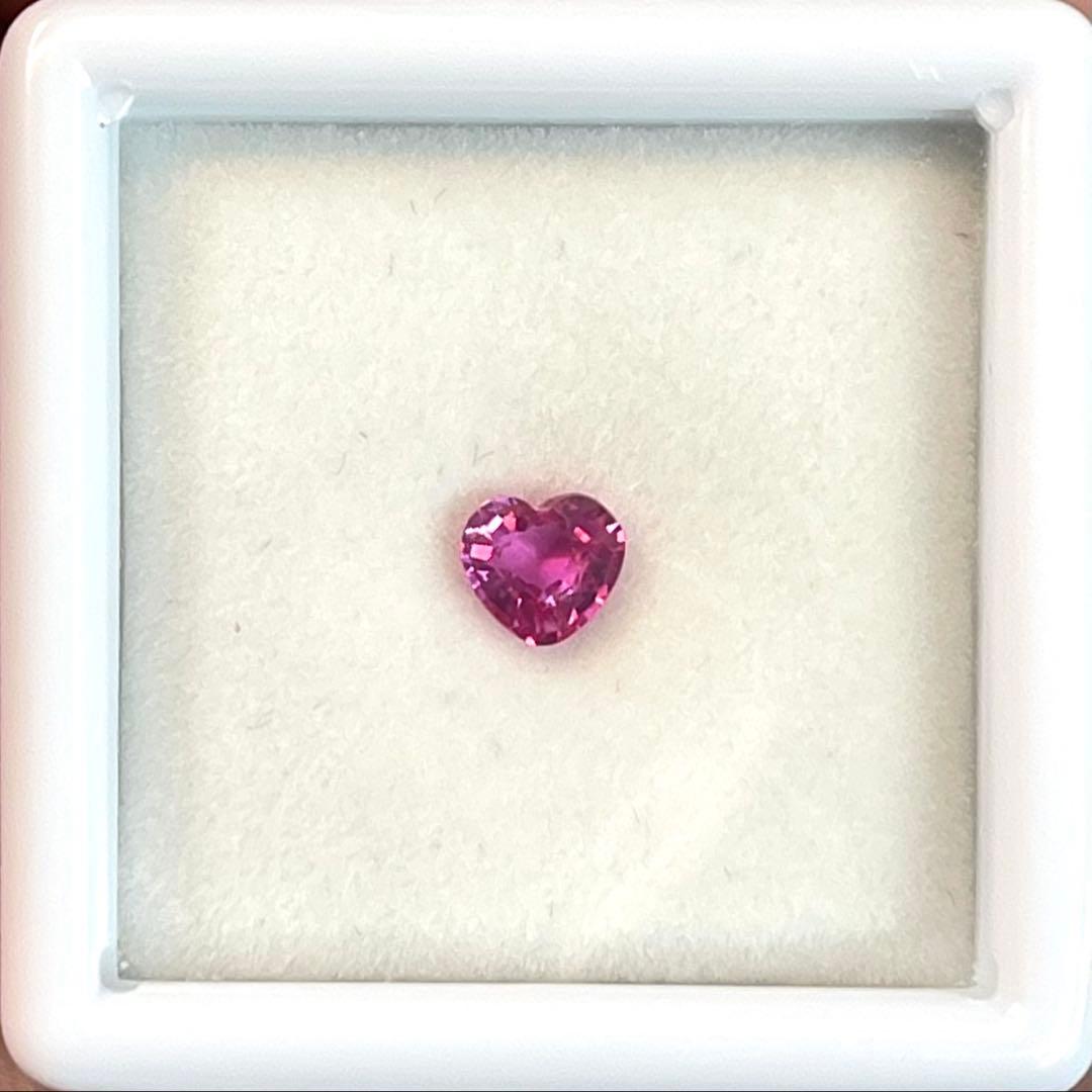 mikiさま専用　宝石ルース トップクラス天然ピンクサファイア0.406 ソ付き