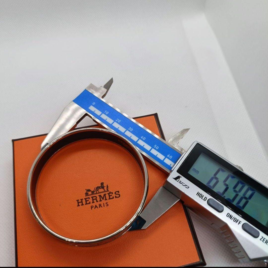 極美品✨️袋付　HERMES　エルメス　エマイユ　ブレスレット　青