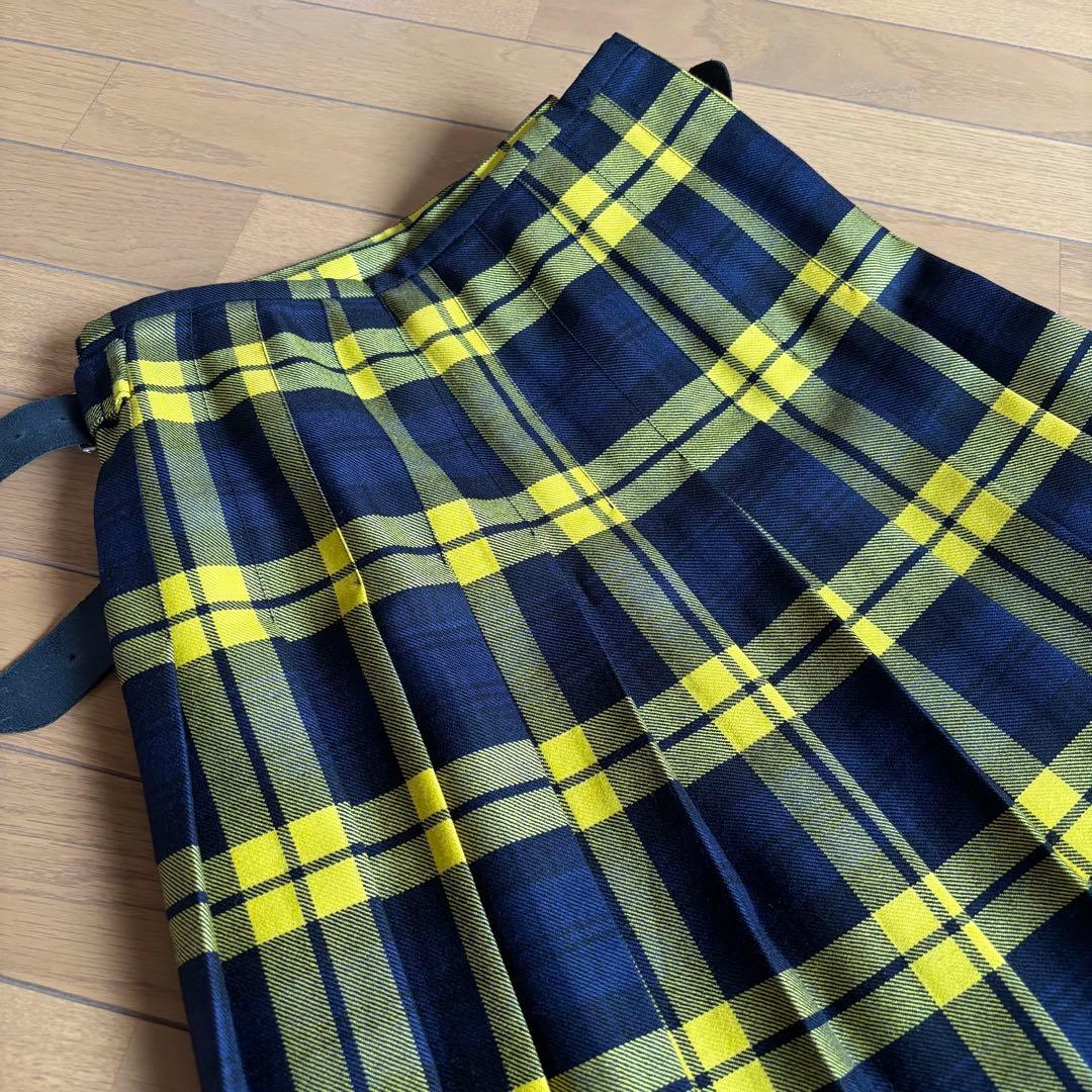 O'NEIL of DUBLIN ウーステッドウールキルトスカート　サイズGB8